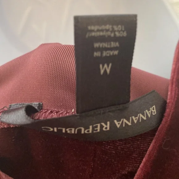 Banana Republic velvet top - Picture 4 of 4